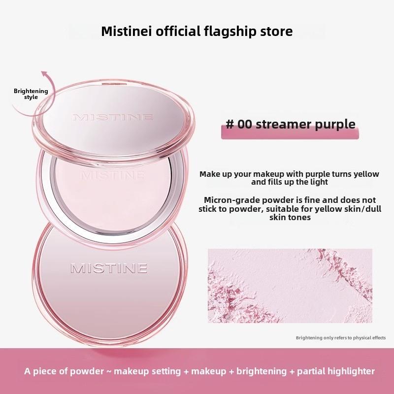 Mistine Face Oil Control Powder Natural Contour Makeup Long-lasting Oil Control Powder Simulated Muscle Powder Face Makeup Powder 6