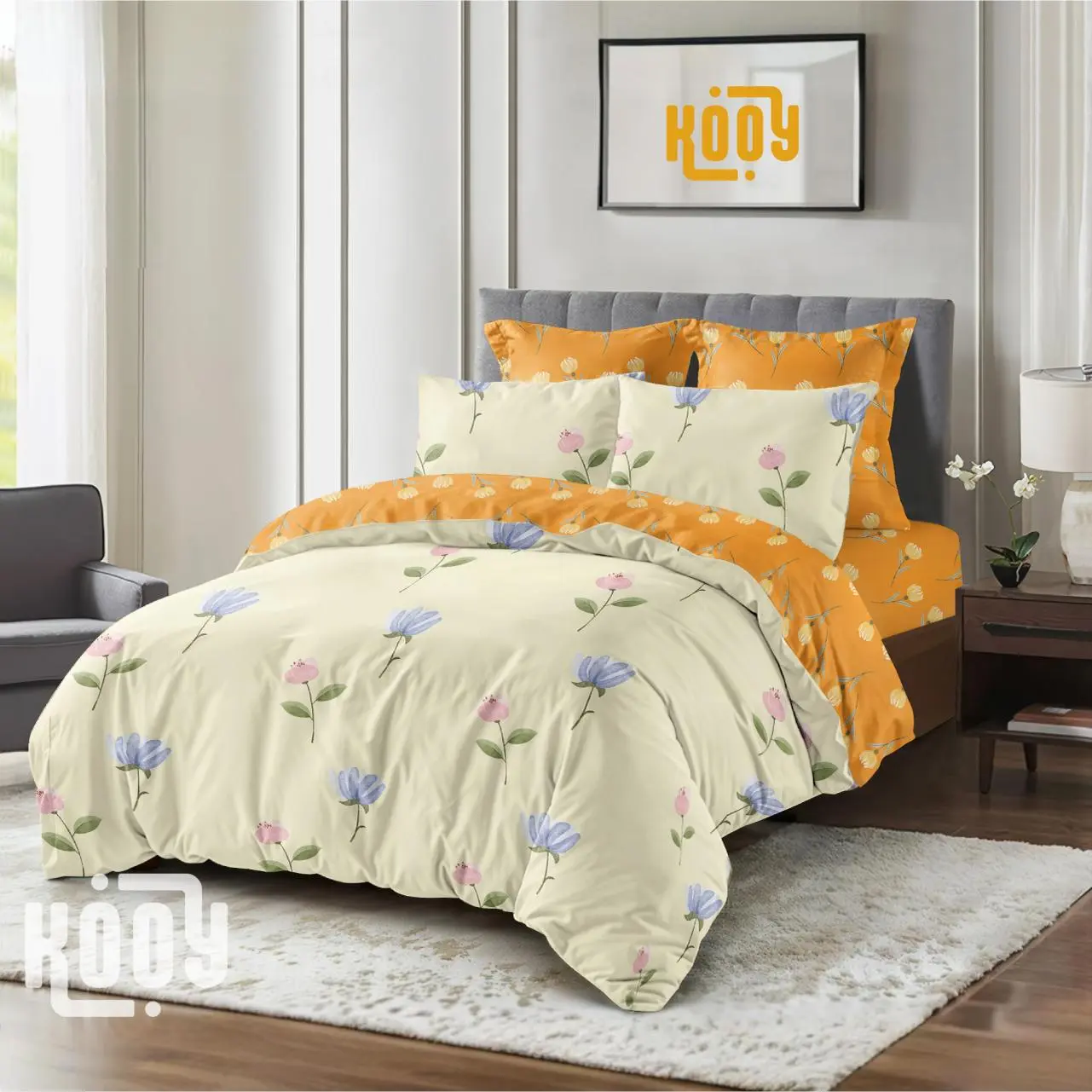 Bed Cover Set Sprei Emma - Ukuran Lengkap