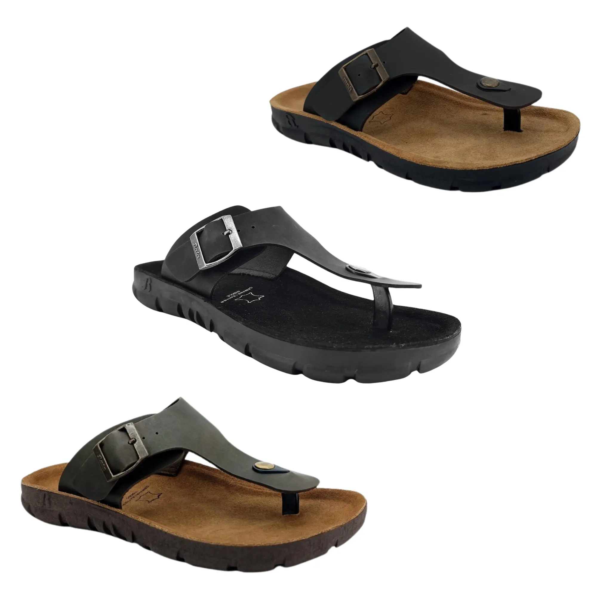 BATA - ENERGYZER SANDAL "Genuine Leather" Sendal Jepit Kasual Pria