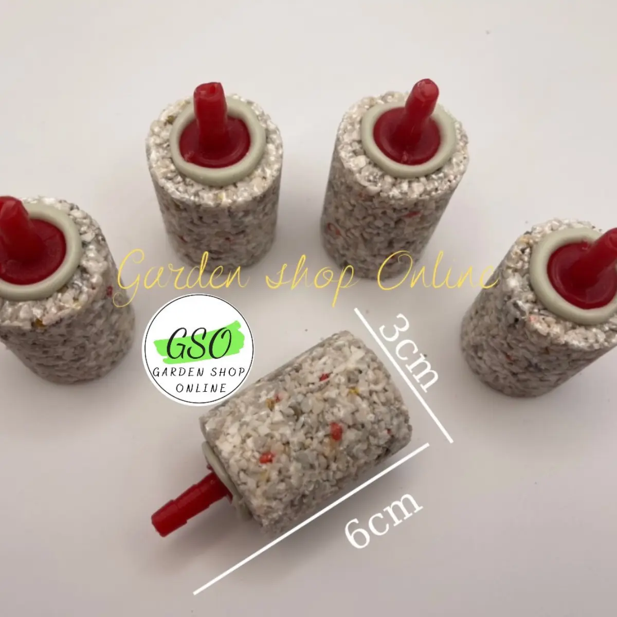 Combo 5 Viên Đá Sủi Khí Oxy Hình Trụ trắng