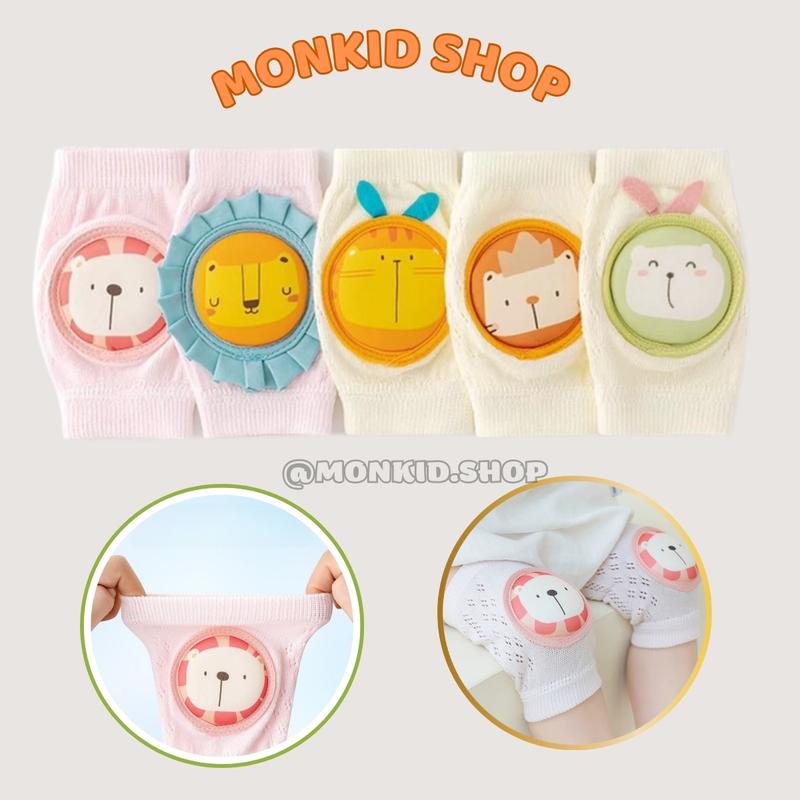 Bọc bảo vệ đầu gối mùa hè cao cấp cho bé tập bò