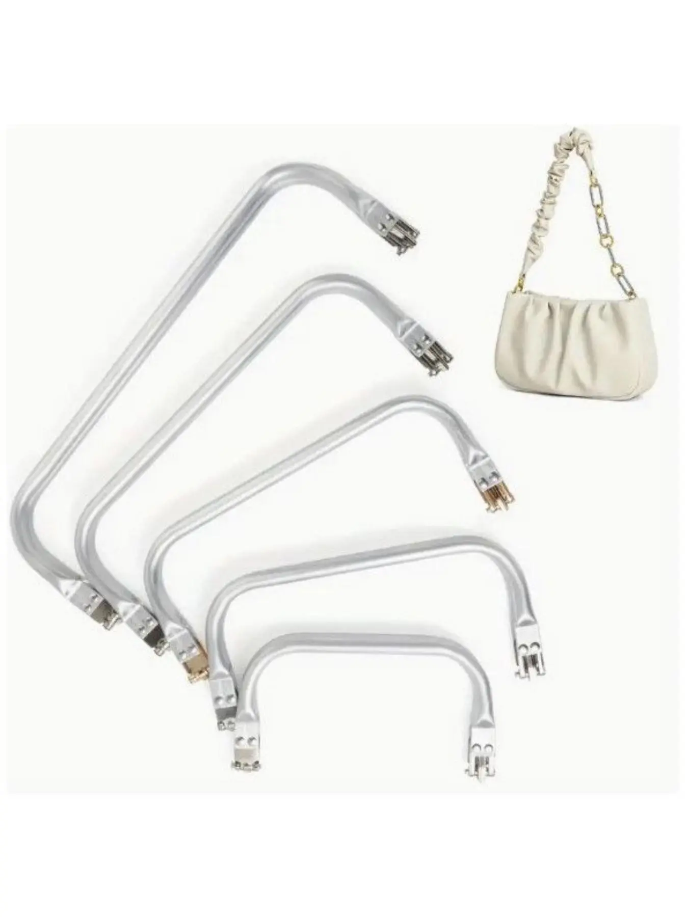 Bag Chain Strap Clips, 1 Count Bag Strap Clips for Bag Chain, Bag Accessories for Women & Men, Bag Silk Scarves, Bag Accessories for Daily Use