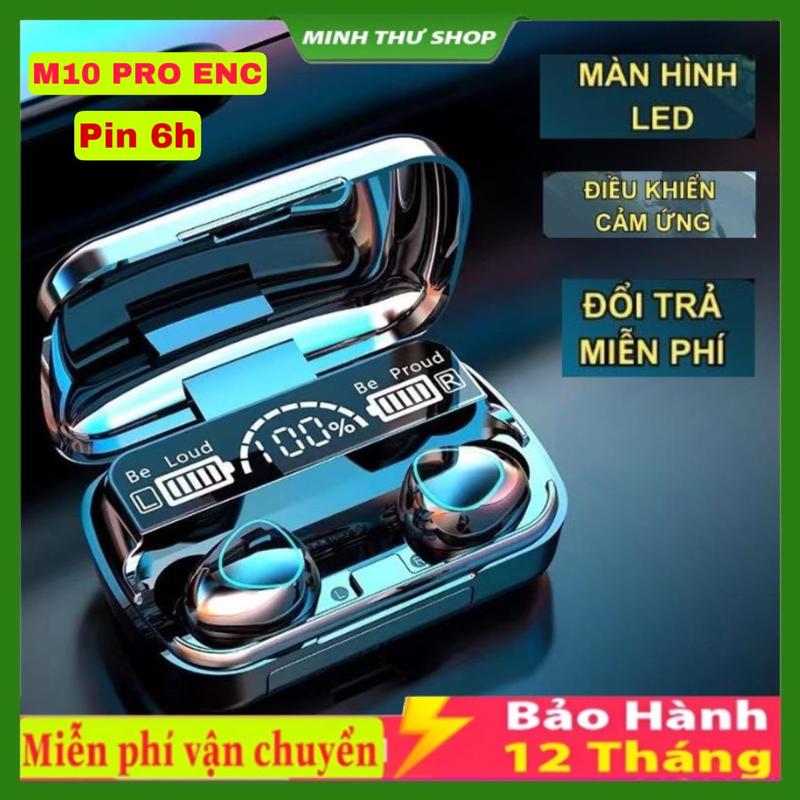 Tai Nghe Bluetooth KHÔNG DÂY M10 Pro / M100 Pro /F9 Pro / Ky8 Pro/ Ky9 Pro S18/k2 PRO CỘNG phiên bản mới 5.7 âm thanh 19D ENC CHỐNG ỒN