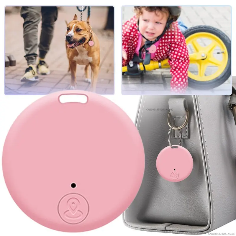 Thiết bị theo dõi Bluetooth mini, thiết bị thông minh chống thất lạc, định vị GPS, theo dõi cho vật nuôi, ứng dụng điều khiển móc chìa khóa ví, tương thích với điện thoại IOS và Android 1