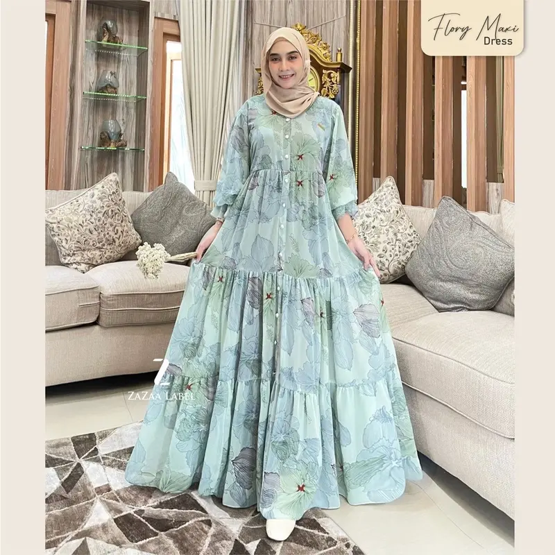 Flory maxy dress by zazaalabel 2