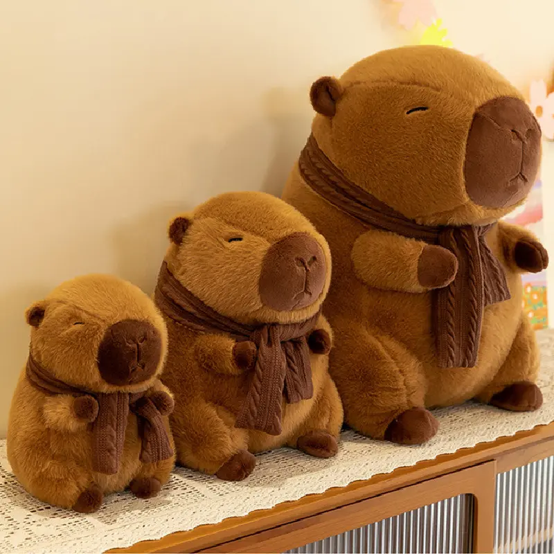 Búp Bê Chuột Lang Nước Capybara, Búp Bê Capabala, Búp Bê Lớn, Gối Bạn Tốt Nhồi Bông, Dễ Thương Và Vui Nhộn, Món Quà Tuyệt Vời Capybala Thú Bông Thú Nhồi Bông Voi