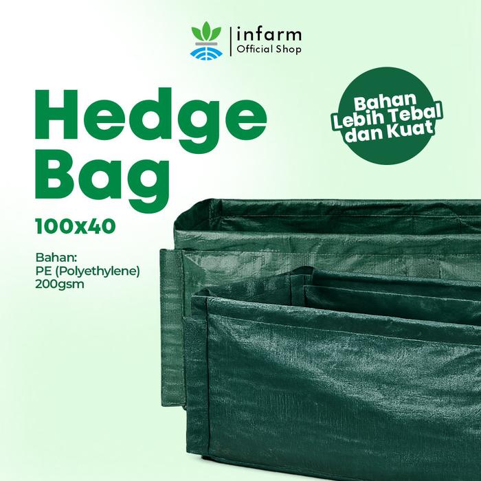 Gambar INFARM - Hedge Bag Ukuran 100 x 40 Pot Tanaman Bahan PE Tebal Premium Awet Tidak Mudah Sobek dari Infarm Kota Surabaya Tokopedia
