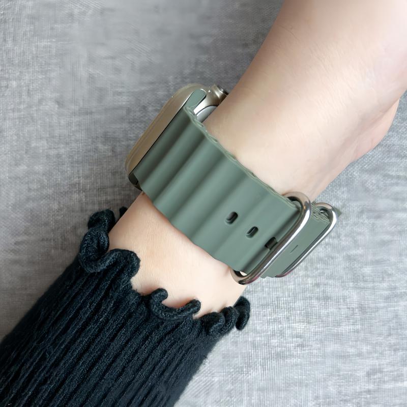 Product Introduction of Dây Ocean Silicone Dành Cho Đồng Hồ Thông Minh Series 10 9 8 7 6 5 4 3, Ultra và SE, Size Dây 42mm 44mm 45mm 49mm Phụ Kiện Smartwatch 3