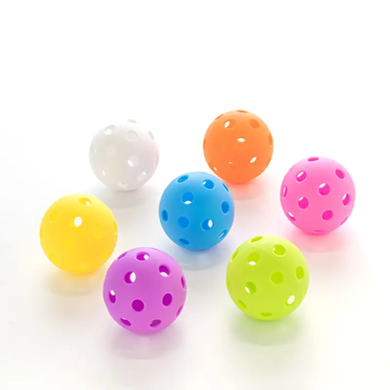 Injection PE Super Hard Rotational Molding Ball with Holes Holed Balls Pickleball 26 Holes 40 Holes