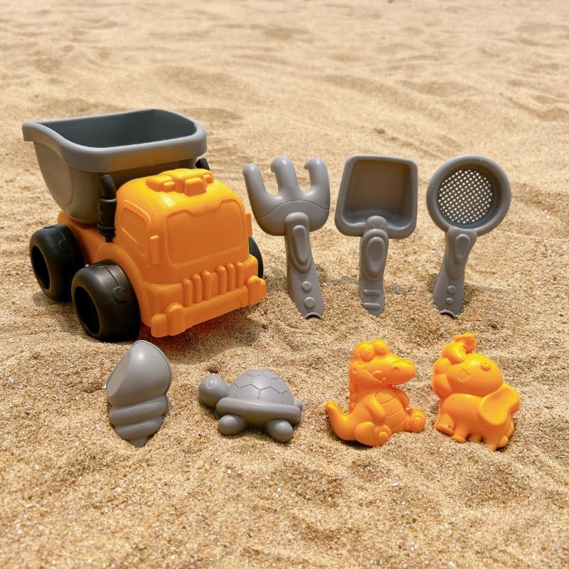 Product Introduction of Sand Digging Tools, Children's Beach Toys, ATVs, Children Playing At The Beach, Sand Castle, Bucket Set, Water Toys 33