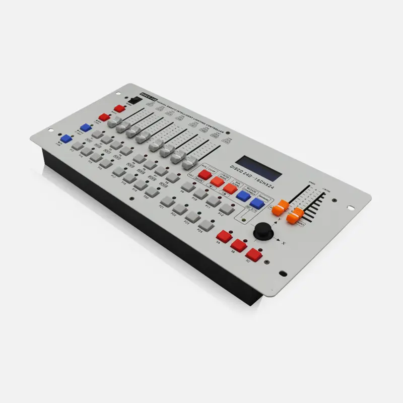 ตัวควบคุมไฟเวที DMX 512 คอนโซลดิสโก้ 240 DMX โคมไฟล้างพาร์ลำแสง ใช้งานง่าย