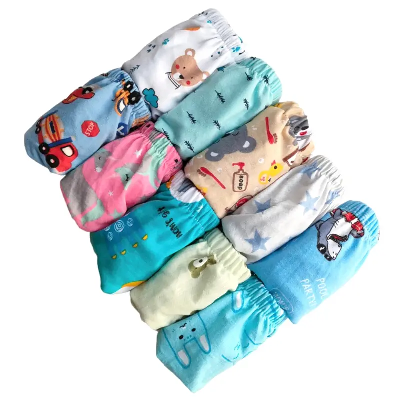 12 Pcs Celana Dalam Anak Laki Laki Perempuan Lusinan 1-5 Tahun Velvet Cuci Dingin Underwear 4