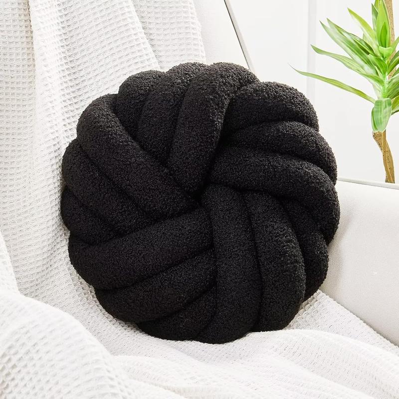 Black fashion knot cushion