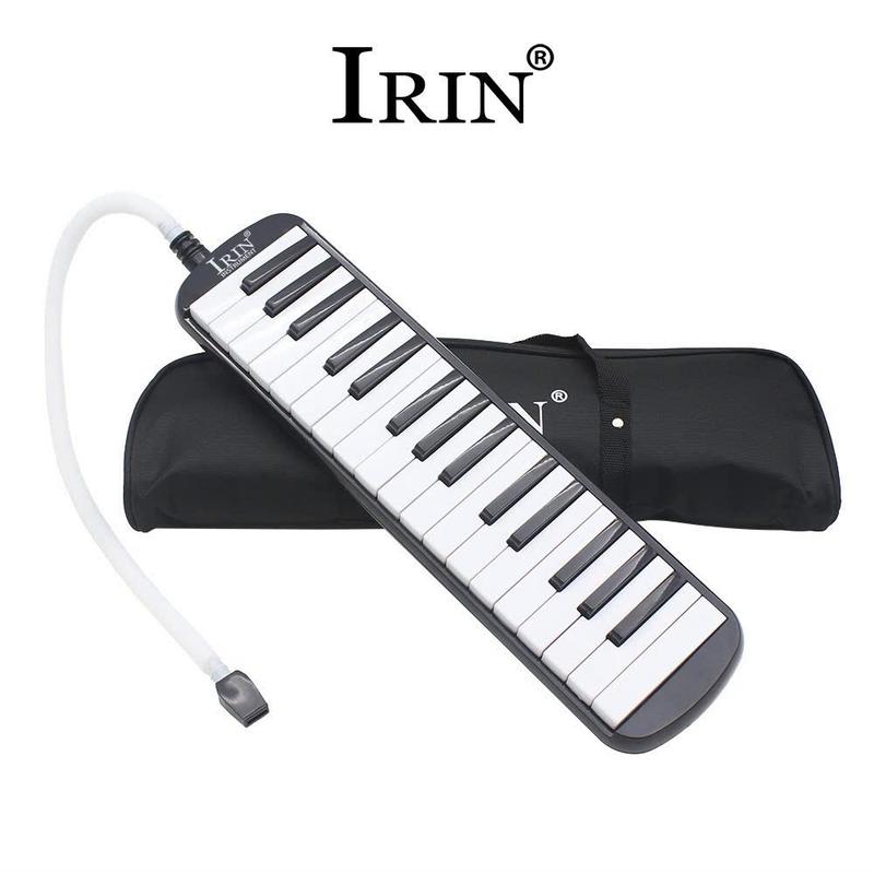 Kèn Melodica 32 phím cho học sinh học nhạc, tặng kèm stiker khăn lau, 2 ống thổi ngắn -dài