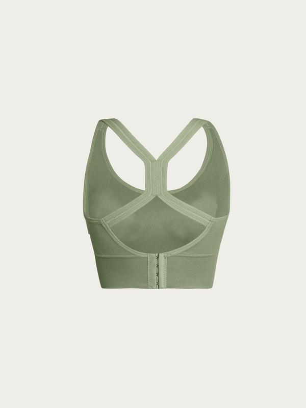 Women's Solid Wireless Bralette, Breathable Comfortable Backless Bra, Ladies Sportswear for Indoor Outdoor Wear, Women's Lingerie for Daily Wear 1