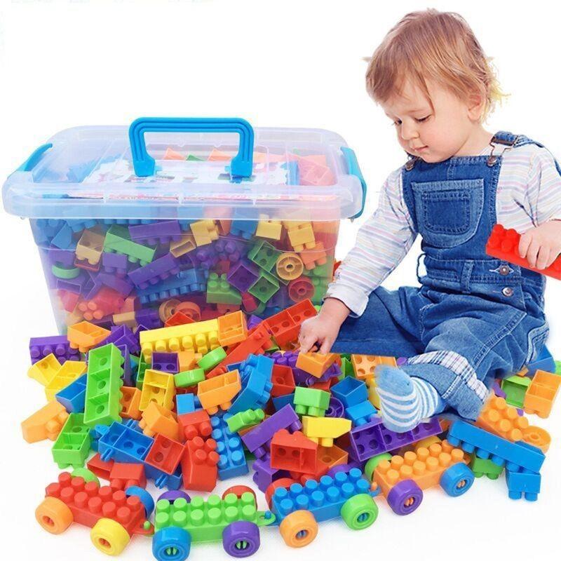 Bộ Đồ Chơi Xếp Hình Bằng Nhựa Phát Triển Trí Thông Minh Cho Bé 100/260/416 Mảnh…