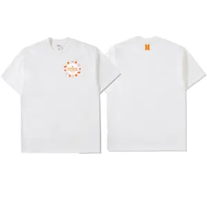 Kaos V PTD Logo Bunga combed 30 S