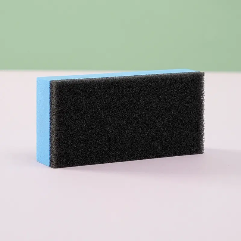 Exterior Non-Detachable Glue Crystal Coating Sponge Highlight Paint Surface Cleaning Waxing Sealant Sponge for Automotive Coating