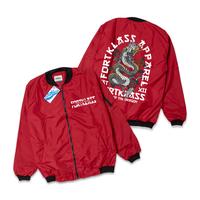 Gambar FortKlass Gafi CRIMSON Jaket Bomber Polos Sablon Pria Variasi Warna Unisex - HITAM, L dari Fortklass Kota Administrasi Jakarta Barat 4 Tokopedia