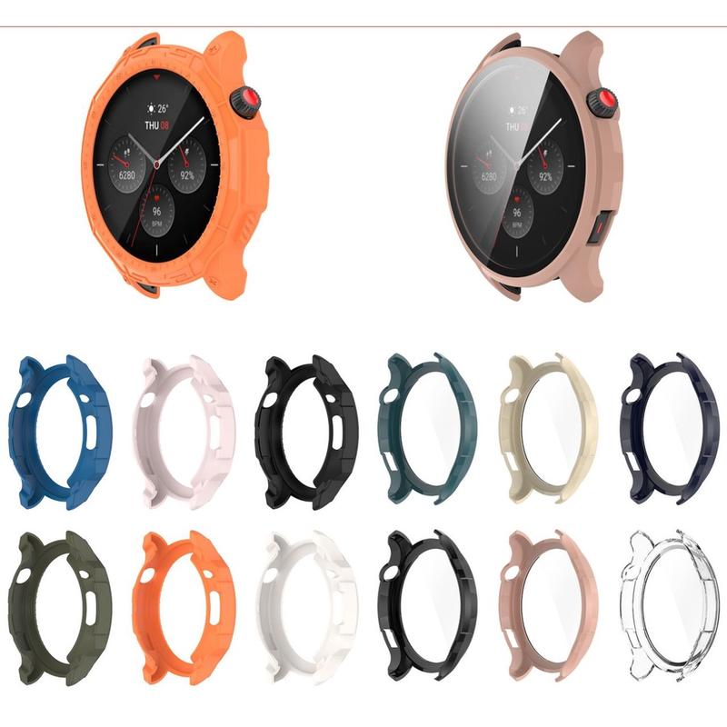 【24 Hour Ship Amazfit Casing GTR4 /GTS4 /T Rex 2 /GTS4Mini /Bip 3 Pro /GTR 3 Pro /GTS3 Amazfit Cover Case Screen Protection