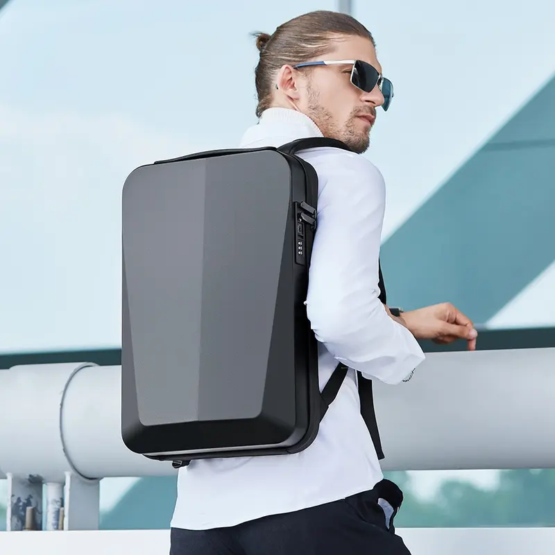 Tas Bange BG22201 Bag Slim Backpack Laptop 15.6" Inch Hardcase USB TSA 1