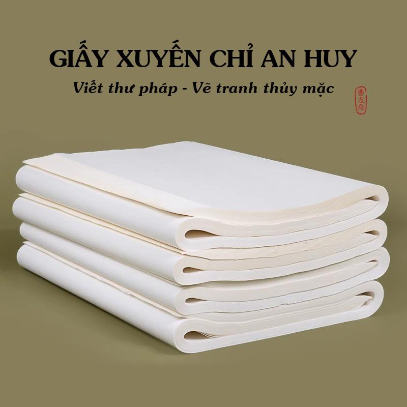 Giấy xuyến chỉ giấy viết thư pháp vẽ tranh thủy mặc 100 tờ