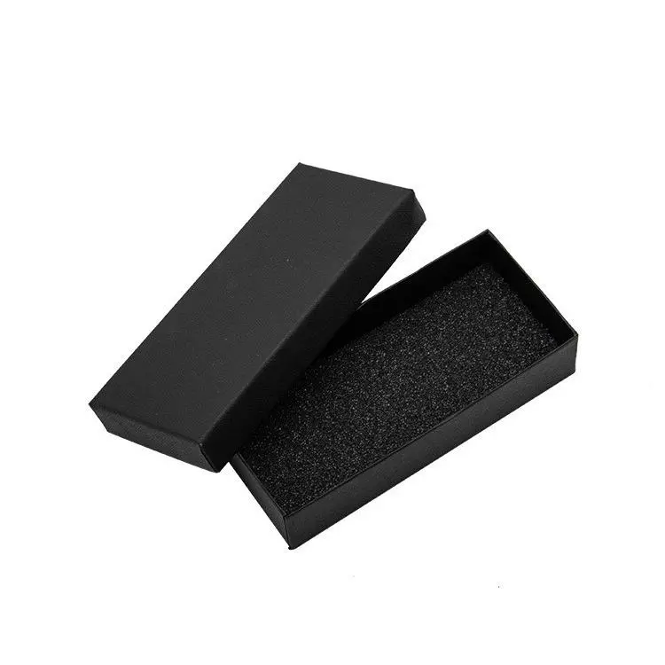 Rectangular Watch Box Fixed Watch with Lined Three Layer Sponge Cardboard Square Gift Box Watch Box