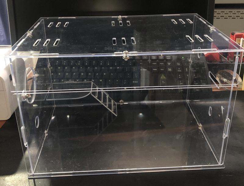 Lồng Hộp Nuôi Chuột Hamster Mica Trong