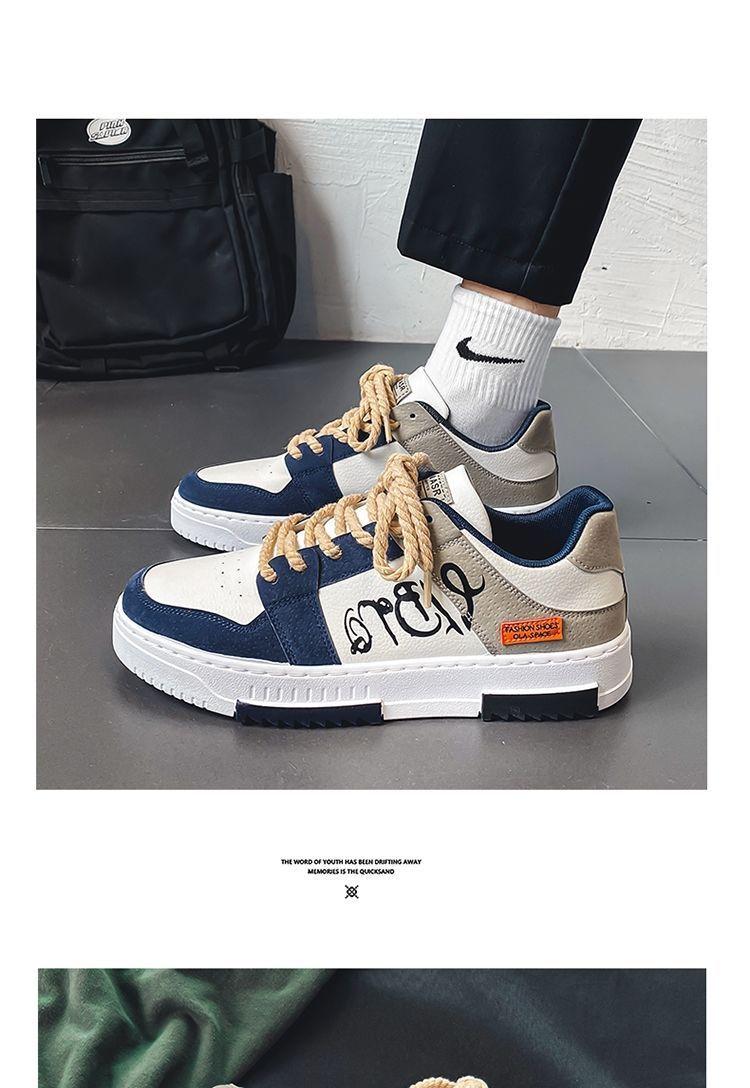 Product Introduction of Men's Shoes Autumn New Student Trend All Competition Sports Shoes Water Design Special Summer Korean Casual Sneakers 2