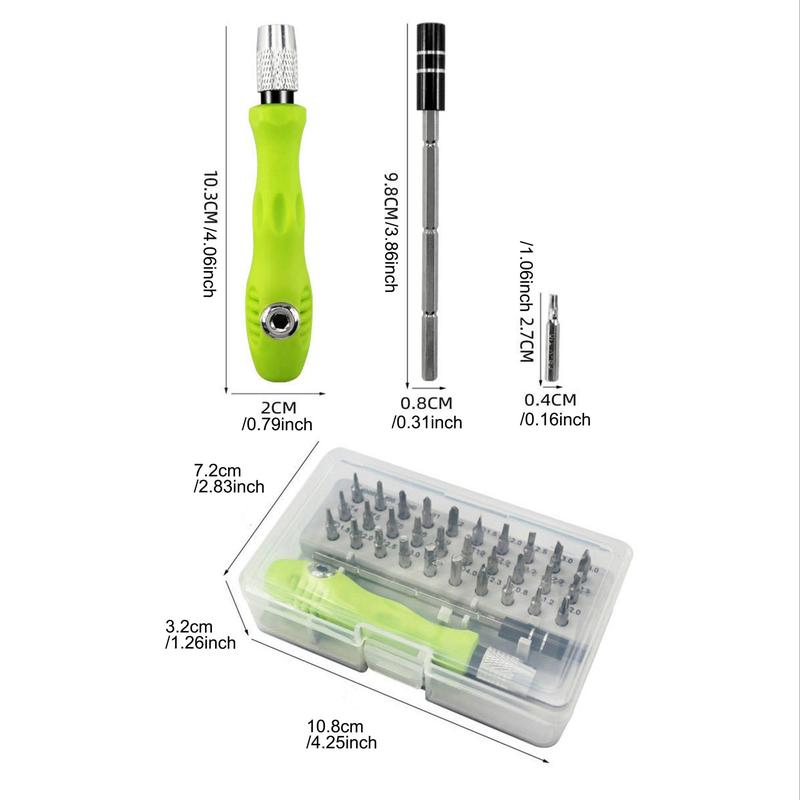 32 in 1 Screwdriver Set, Magnetic Repair Tool Kit with Case for Computer, iPhone, PC, Cellphone, Laptop, Watch, Glasses, Camera Accessories 1