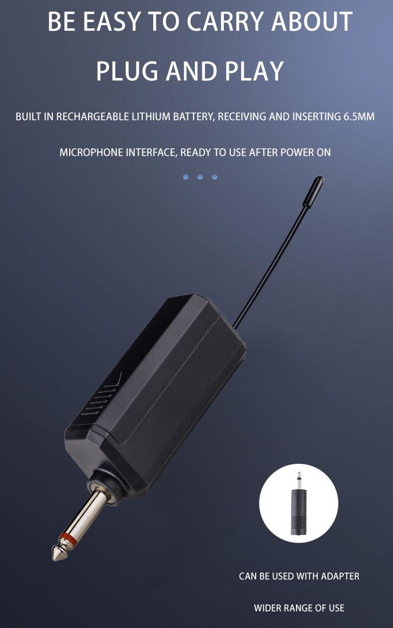 Product Introduction of Micro không dây, 2 kênh, UHF, Micro động cầm tay kép, với pin Có Thể Sạc Lại 2000mah, Thích hợp cho AMP Karaoke, đám cưới và PA 32