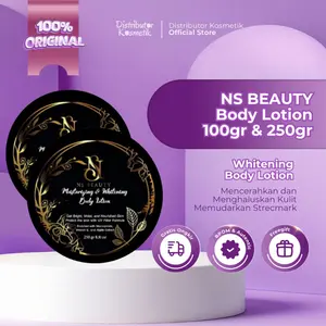 PROMO NEW [ AGEN RESMI ] NS Beauty  Lotion 10X Ekstra Whitening 100g & 250g  - Pemutih Badan Original BPOM