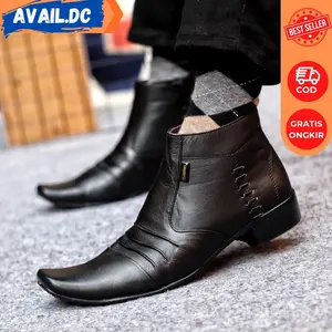 Sepatu pria pantofel formal Cvny Badami Kulit asli original / sepatu kerja kantor pria formal / sepatu pesta pria