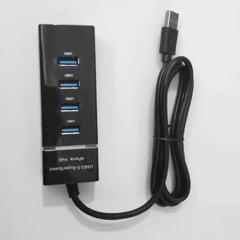 Product Introduction of usb3.0 laptop desktop expand UU one drag seven drag four hub concentrator 1.2 meters line length 4