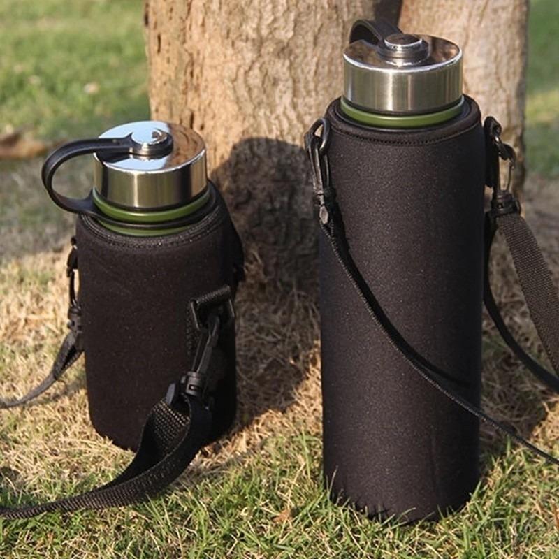 Pemegang Botol Air, Kapasiti 420ml-1500ml, dengan Penutup Bertebat Mudah Alih, Tali Bahu, Penutup Pelindung Beg Tumbler, Pemegang Penyimpanan Cawan, Beg 7