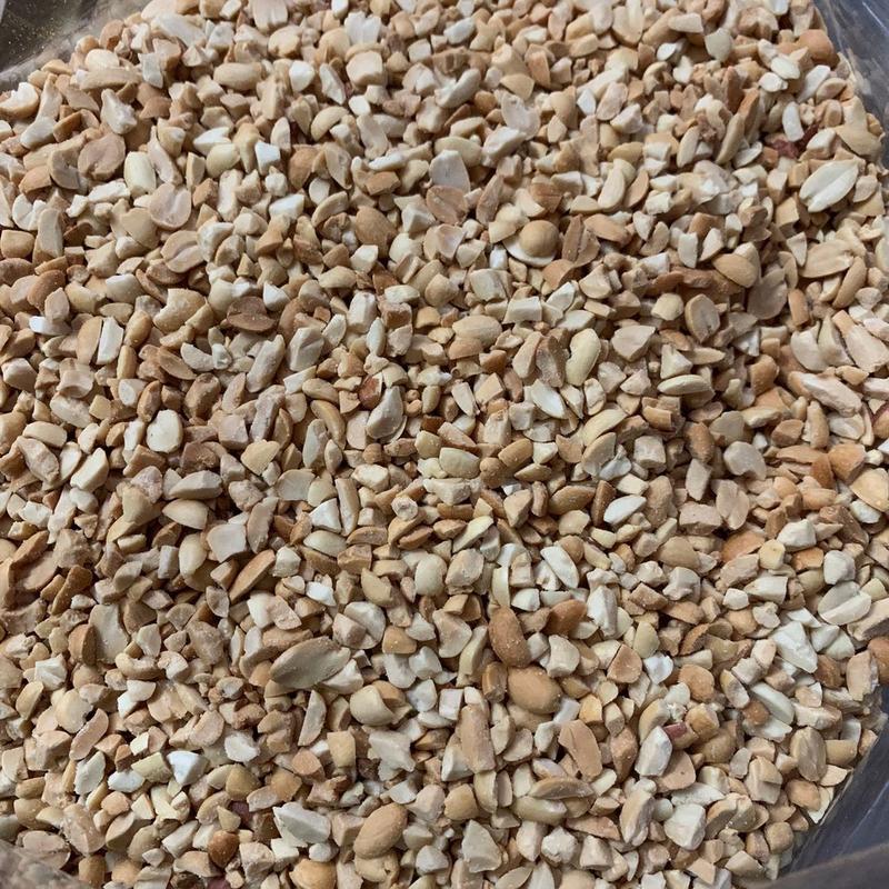 500g Lạc rang giòn tách vỏ dập sẵn  làm bánh tráng trộn