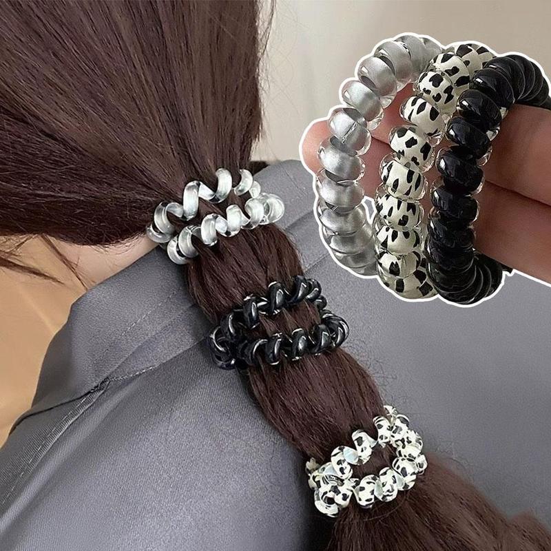 Product Introduction of 4pcs Phone Ring Headwear Hair Rope High Elasticity And Unbreakable Ins Wind 23