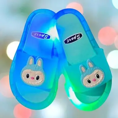 Dép phát sáng LABUBU và KUROMI Cho Bé 1-12 tuổi (tặng phụ kiện)