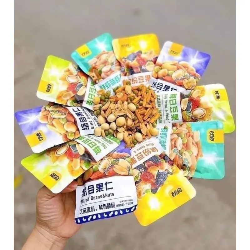 1kg Gói Hạt Mix Dinh Dưỡng GANYUAN gói, Mix Trái Cây Sấy Giòn, Hạt Ngũ Cốc Sấy Khô Tẩm Tẩm Vị Nội Địa, Ít Chất Béo Vị Trái Cây Tự Nhiên - Food có túi ngũ cốc ăn sáng ngũ cốc & yến mạch có không caffeine 7 1