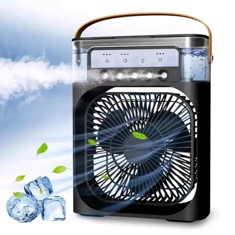 3 in 1 Fan Air Conditioner, Portable Air Cooler Fan with Led Night Light, Desktop Fan Air Conditioner, Household Appliances for Home Office, Fan Air Cooler 2