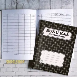 buku kas ukuran kwarto per buku/per pcs