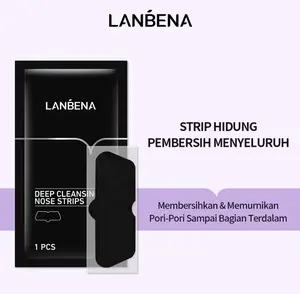 LANBENA Strip Masker Komedo Pembersih Komedo Blackhead Mask Masker Peel Off Strips Acne Treatment Masker Hidung