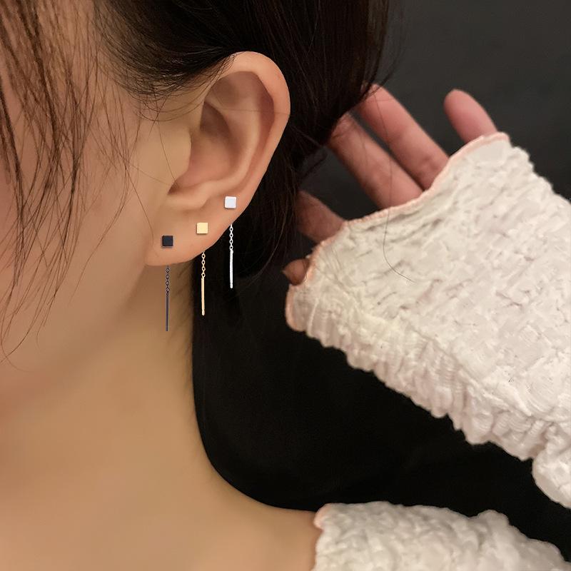 Product Introduction of Anting-anting Geometrik, Gaya Korea, Elegan dan Ringkas, Untuk Wanita 5