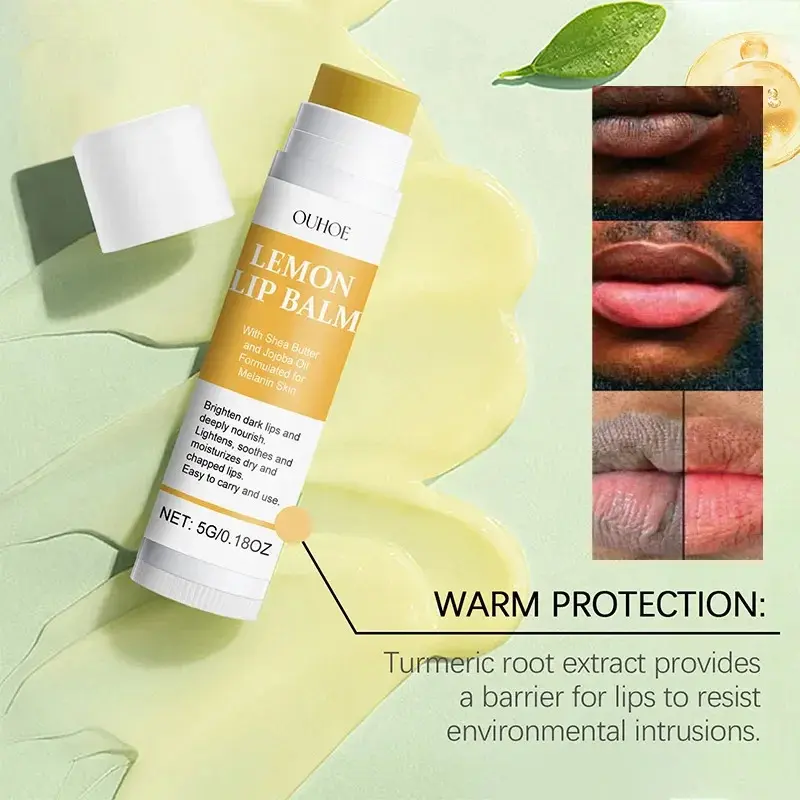 Lip Balm Whiten Remove Dark Lighten Melanin Lip Mask Fade Lip Line Brighten Exfoliating Moisturizing Dead Skin Repair Lip Care Skincare Comfort lip  jelly