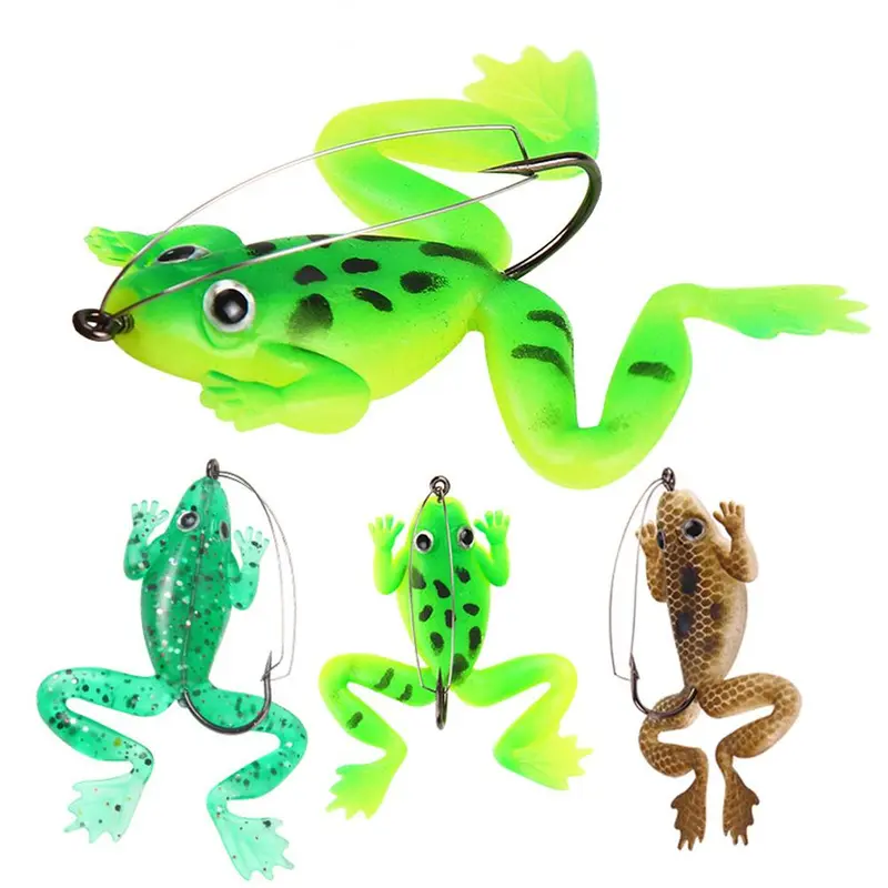 Mồi Ếch Mềm, Mồi Giả Nhân Tạo, Mồi Câu Cá, Wobbler, Trọng Lượng 5.2G / 6Cm, Móc Đơn, Thích Hợp Để Câu Cá Nước Ngọt, Dụng Cụ 0