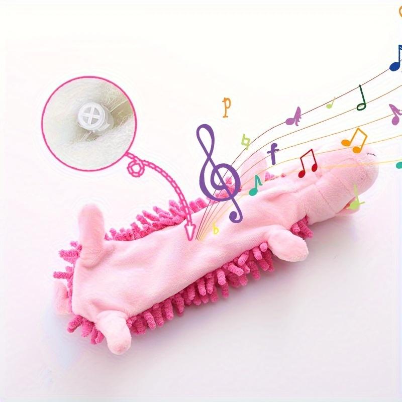 Interactive plush dog toy with squeaking sound for chewing and molar training - the perfect little dog toy for play and dental health 3