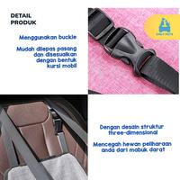Gambar Tempat Duduk Mobil Anjing Kucing Travel Pet Car Seat Waterproof - Merah Muda dari Only Pets Kota Administrasi Jakarta Pusat 4 Tokopedia