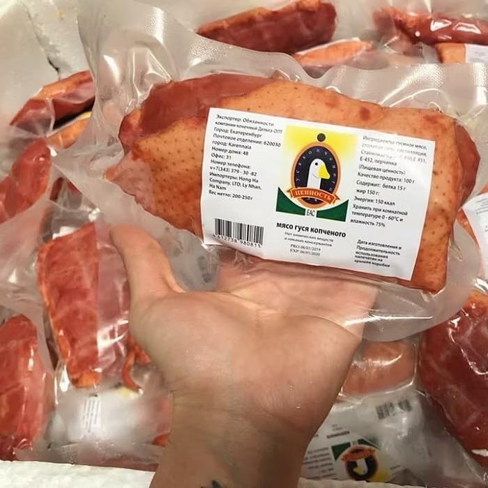 Lườn Ngỗng Hun Khói Nga size đại - Mua 3 tặng 1 ( không giao miền bắc) 1