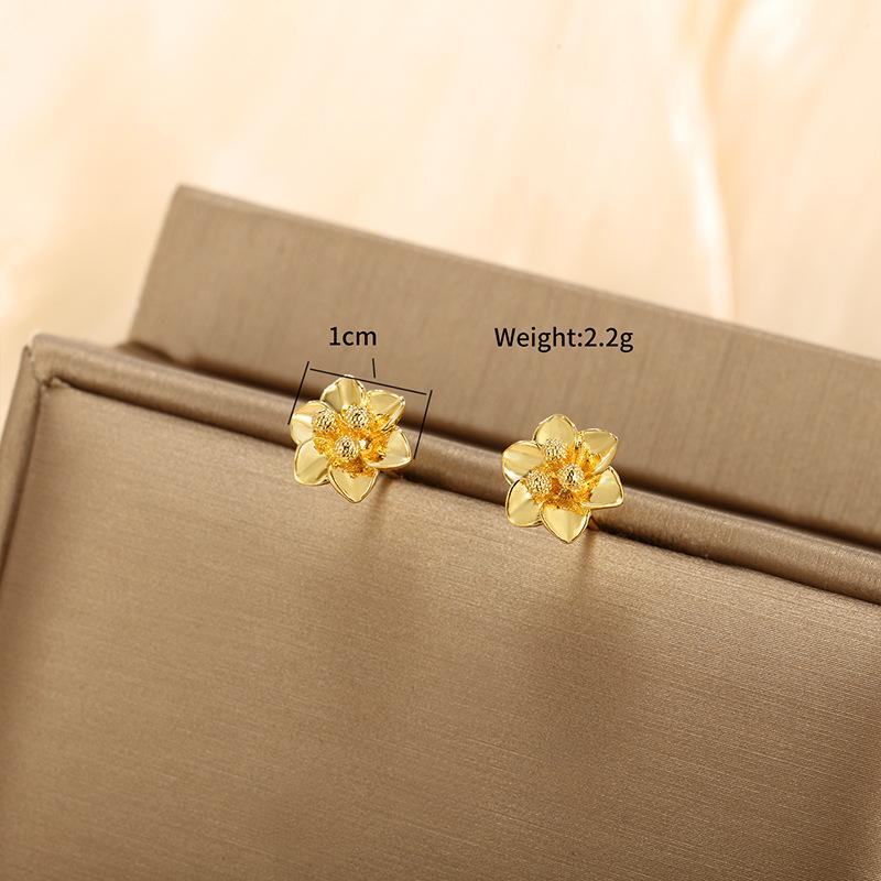 Product Introduction of Flower Stud Earrings! Retro Flower Design, Fairy - style Fashion Jewelry 1
