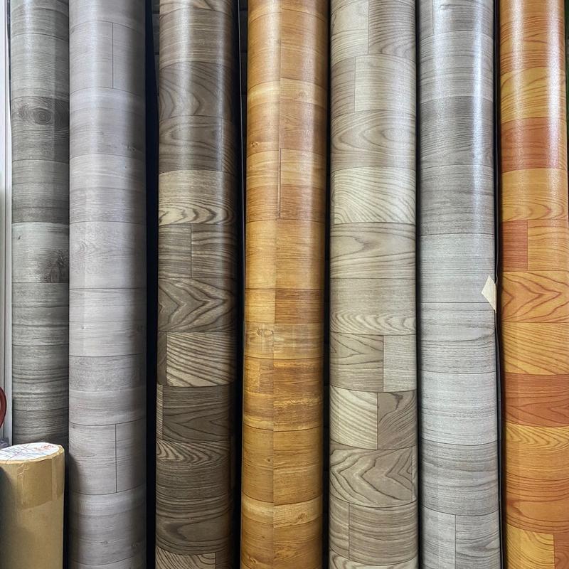 Thảm trải sàn nhà simili Vân gỗ nhám, trải nền nhà, cửa hàng văn phòng nhà ở hàng việt nam miếng dán chống mốc phòng bếp giấy dán & đồ trang trí tường